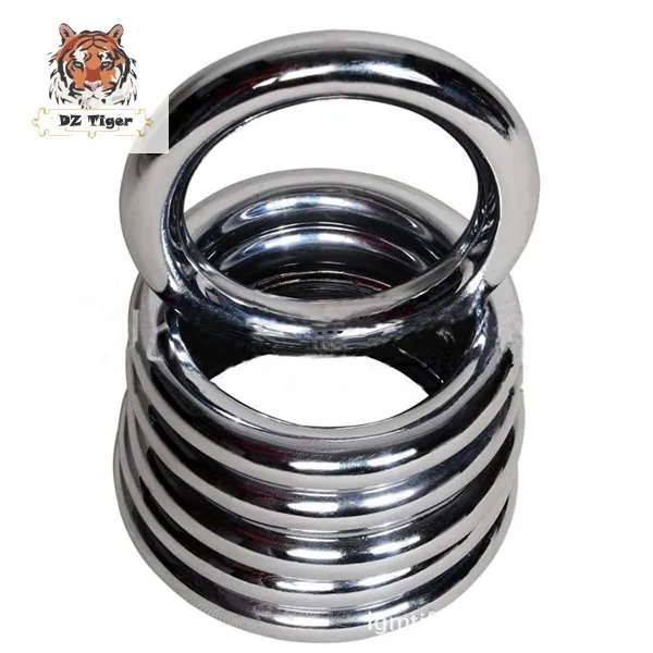 

Martial Arts weapons stainless steel kungfu ring, Gold and silver
