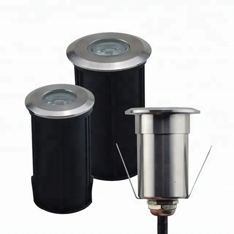 
304 Stainless steel IP67 waterproof Single Color outdoor 1W led mini inground light 