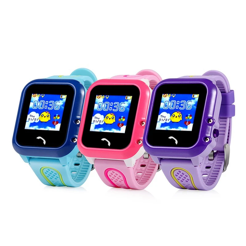 

Hot Selling New Arrival 2G Network GSM Smart Watch Phone IP67 Waterproof 1.22inch Touch Screen, Blue;pink;purple optional