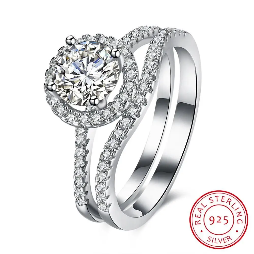 

Tryme Jewelry New Arrival 925 Sterling Silver CZ Jewelry Vintage Wedding Rings Women Bijoux Bague Ring Accessories SVR134, N/a