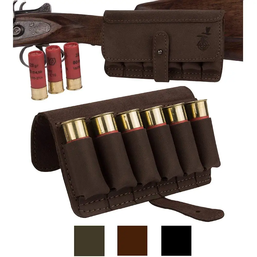 Buy BronzeDog Handmade Leather Shotgun Shell Cartridge Belt Holder