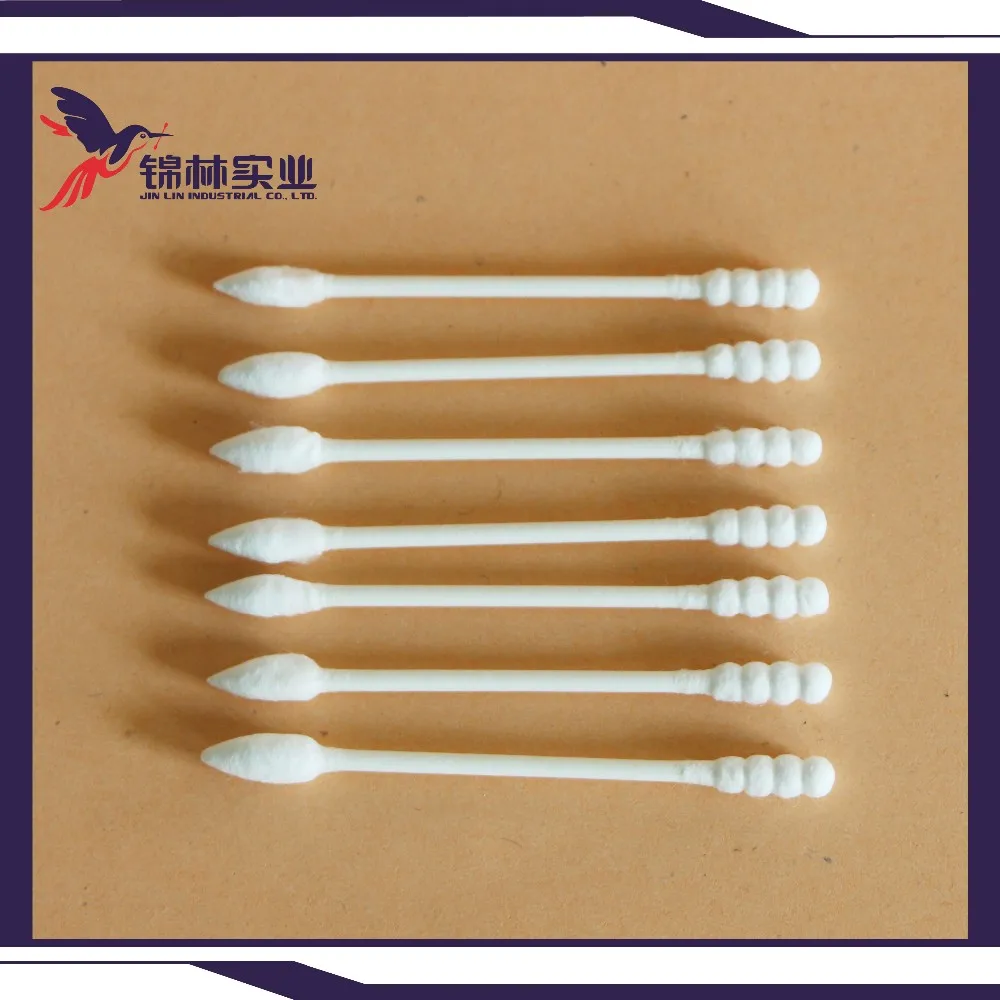 High Quality Pointed Tips And Spiral Ends Paper Stick Cotton Bud For