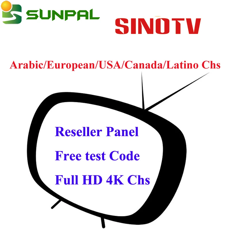 1 Year SINOTV IPTV Subscription 4K HD Europe Arabic French Channels Africa Netherlands UK Turkey Indian Canada USA Channels