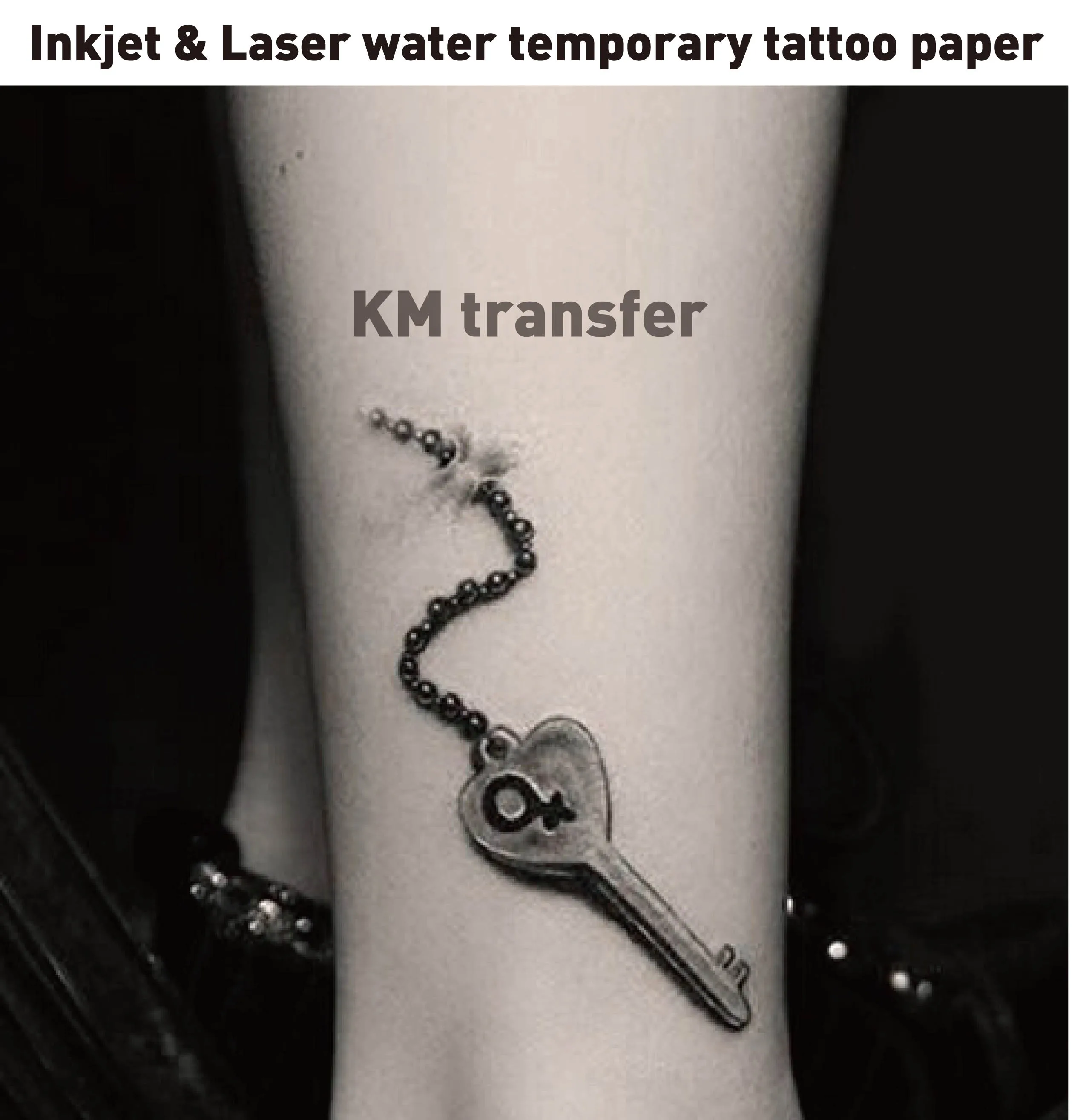 

Inkjet & Laser skin use home creative arts Water slide temporary tattoo transfer paper