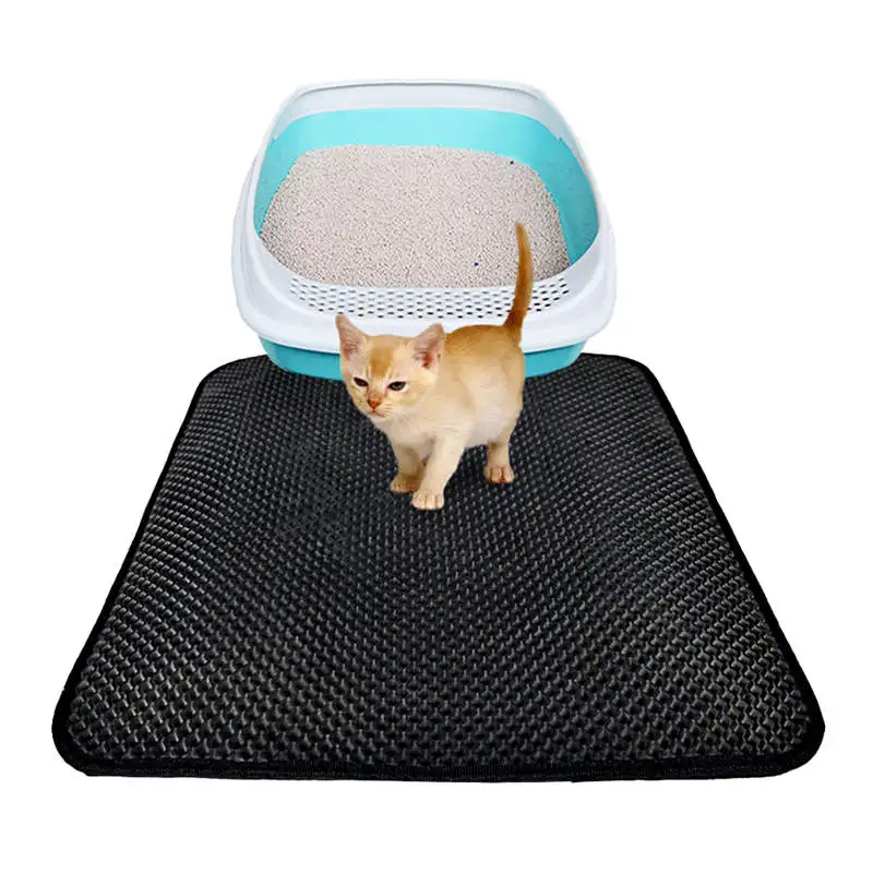 

Cat Litter Trapper Litter Mat, EZ Clean Cat Mat, Litter Box Mat Water Proof Layer, Black;gray;beige