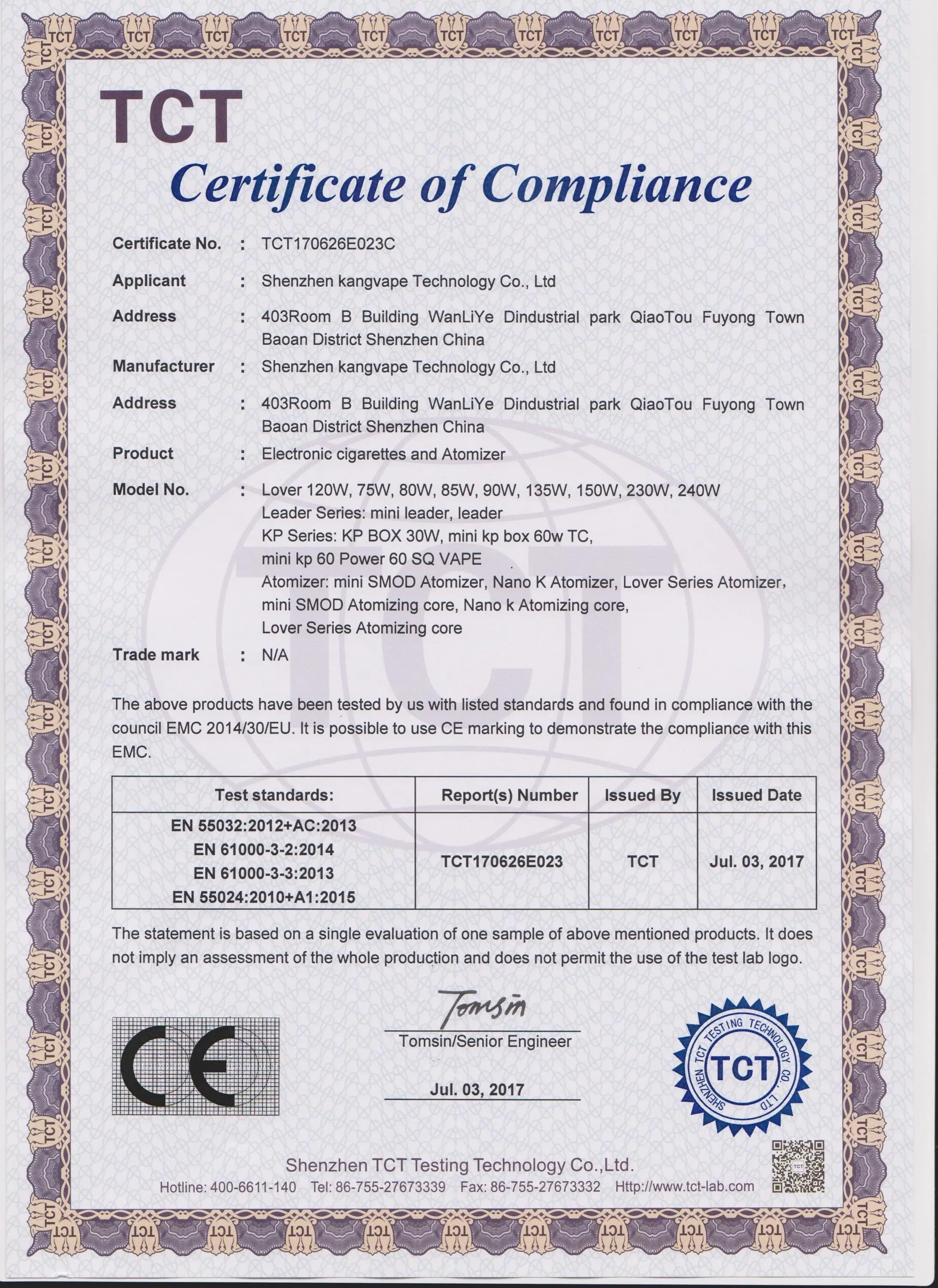 CE