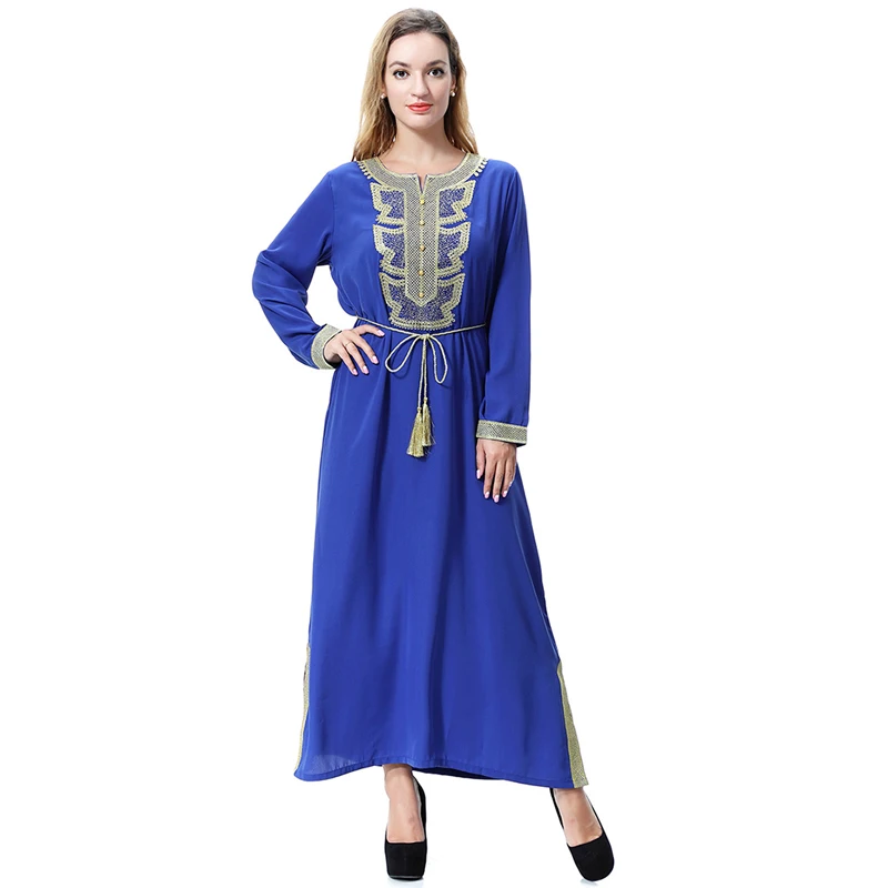

Wholesale Hot Sale High Quality Fashion Women Sexy Slim Thin Printing Long Dress, Green;red;blue