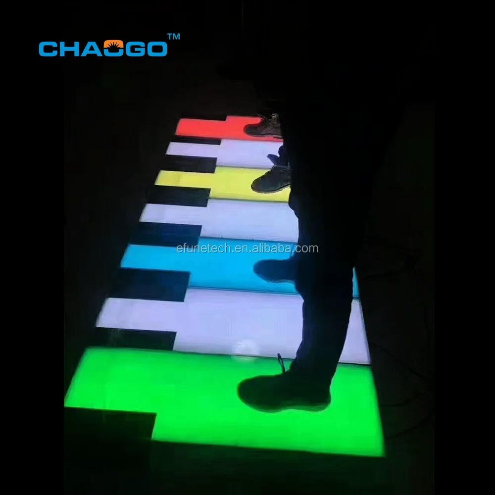 Ip67 Portable Commercial Led Dance Floor Rgb Color Changing Play Music