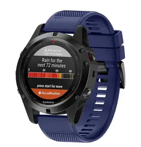26mm Silicagel Quick Release Fit Replacement Band Strap Fitness Wristband for Garmin Fenix 5X/Fenix 3/Fenix 3 HR Band