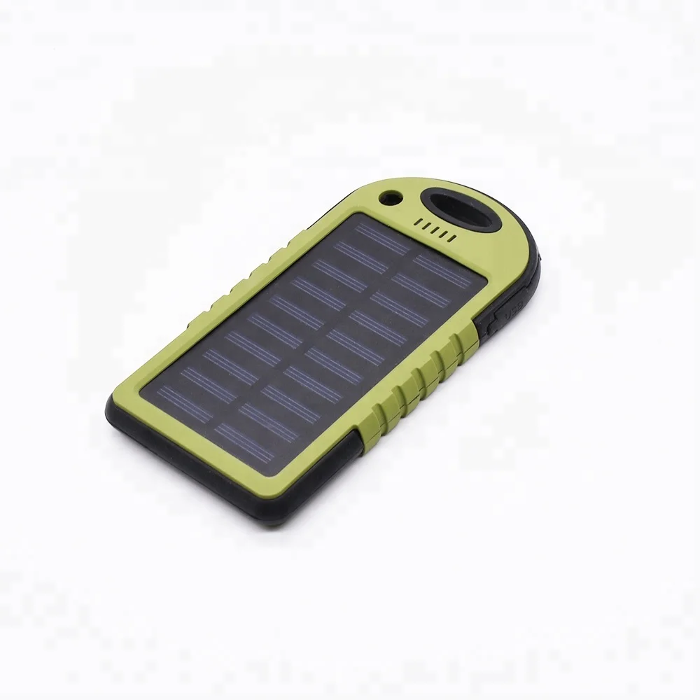 

High Quality Outdoor Portable Waterproof Solar Power Bank With Flashlight