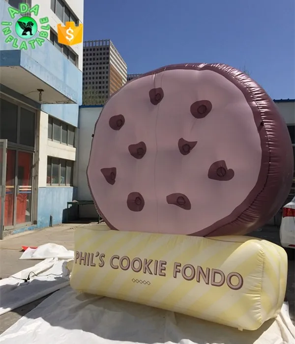 Food Shop Opening Advertising Decoration Giant Inflatable Cookie Model ...