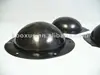 Medieval shield boss completely hand-forged and raised by hammer in the original way by a master smith