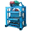 QTJ4-40 Small Manual Earth Block Machine Cement Interlock Brick / Fly Ash Brick Making Machine