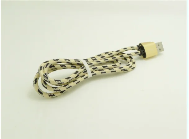 2019 Wholesale for iPhone USB Cable, Braided Micro Charging Cable USB