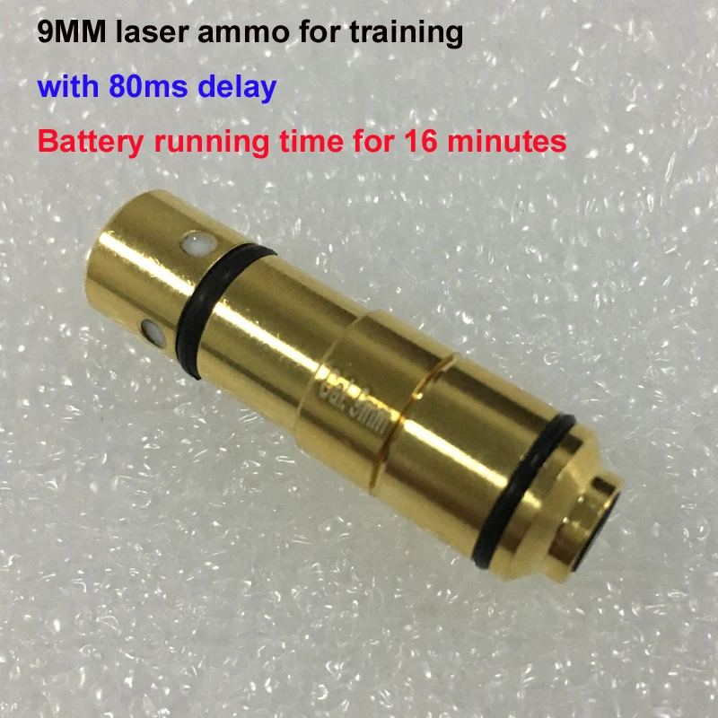 Munição do Laser Atraso para a Simulação Seca do Tiro do Treinamento do Fogo 9mm e Substituir o Cartucho do Laser da Bala da Munição 380acp do Laser 80ms 40 s & w 45acp 2 High Quality Esporte e Lazer
