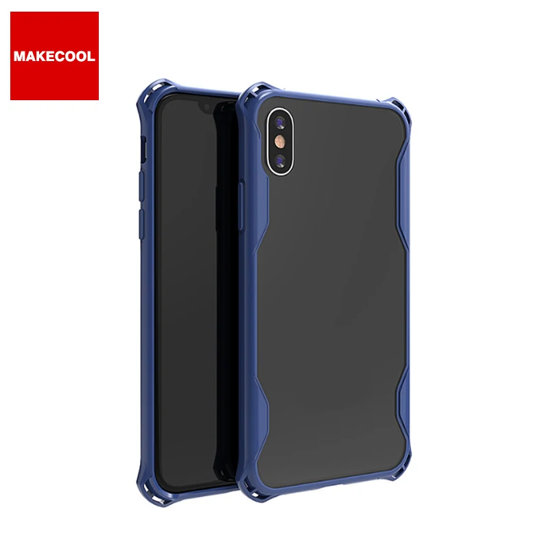 

Style Elegant Acrylic Transparent Anti-scratch Phone Case, Black blue red