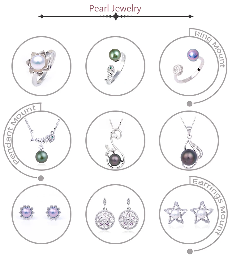 2019 September Hong Kong Jewelry Show Gemstone Pearl Ring Designs For Lady