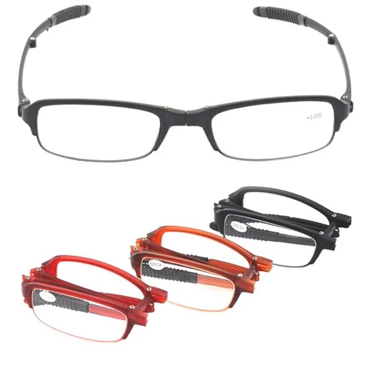 

reading glass frames optics folding plastic women men with cases cheap ce foldable reading glasses