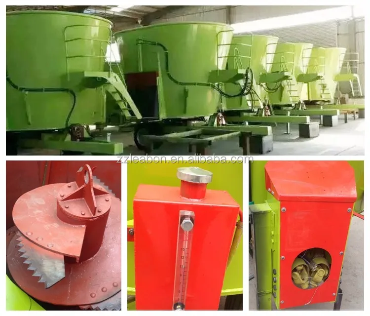 10m3 Electric Tmr Mixer Poultry Cattle Automatic Feed Equipment