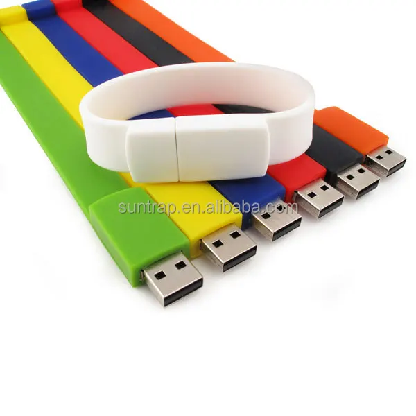 

wholesale usb stick silicone wristband 1GB 2GB 4GB 8GB