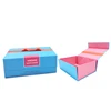 Custom logo printed knock down magnetic folding box,gift boxes with magnetic lid