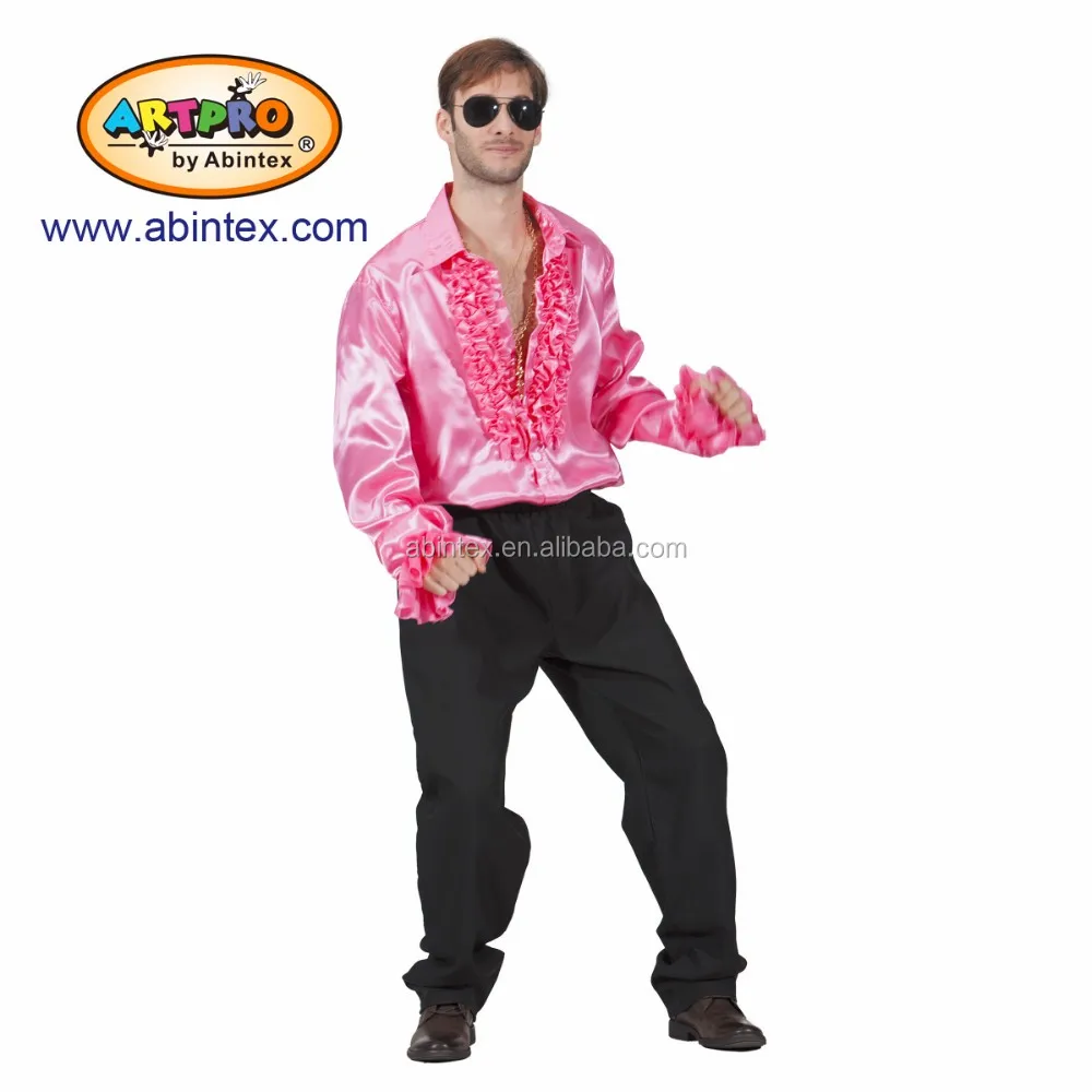 Pink Disco Shirt Costume (11165pk) As Party Costume For Man With
