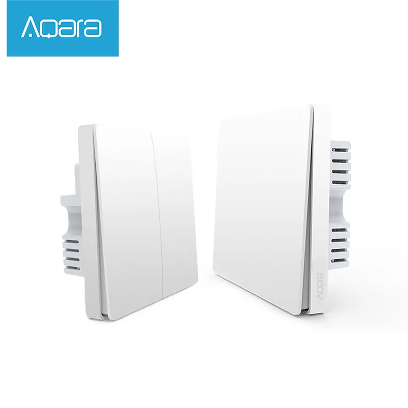
Xiaomi Zigbee Smart Home 1/2 Gang Key Wireless On/Off Pressure Push Button Electrical Wifi Light Switch Box 