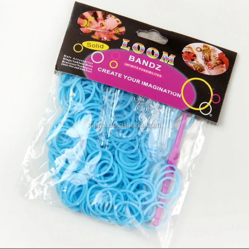 

2018 300cs per bag 16colors available silicone loom band