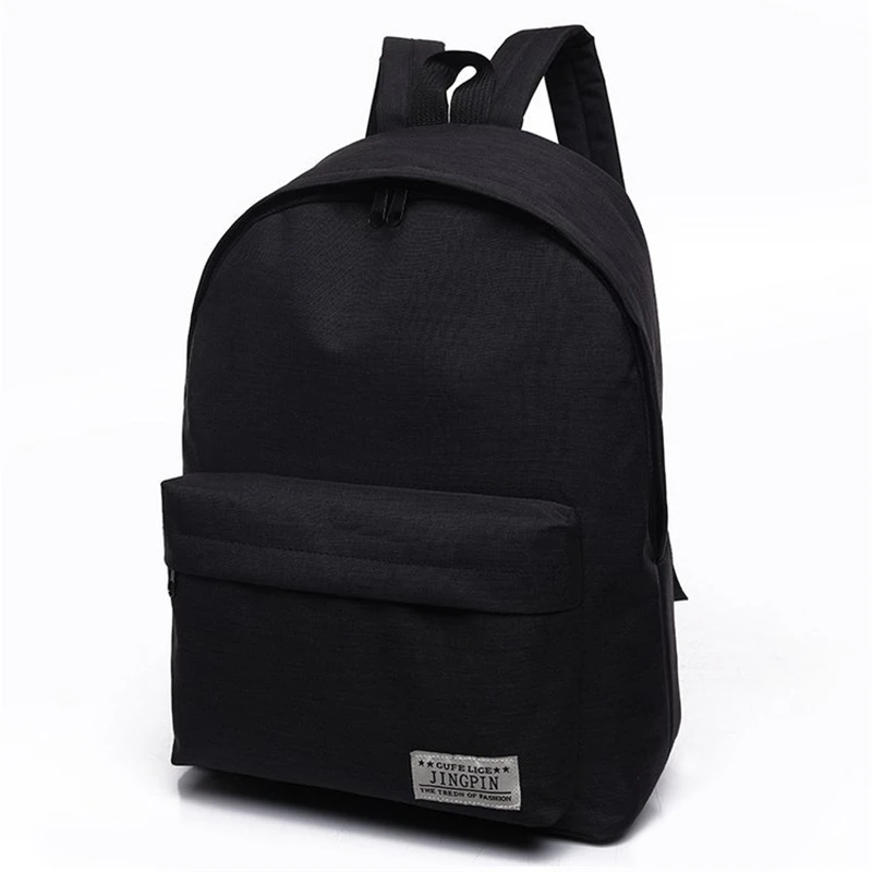 

Fashionable Unisex Backpack School for Girl Boy Canvas Backpack Simply Style Backpack Bag, Red/black/blue/gray