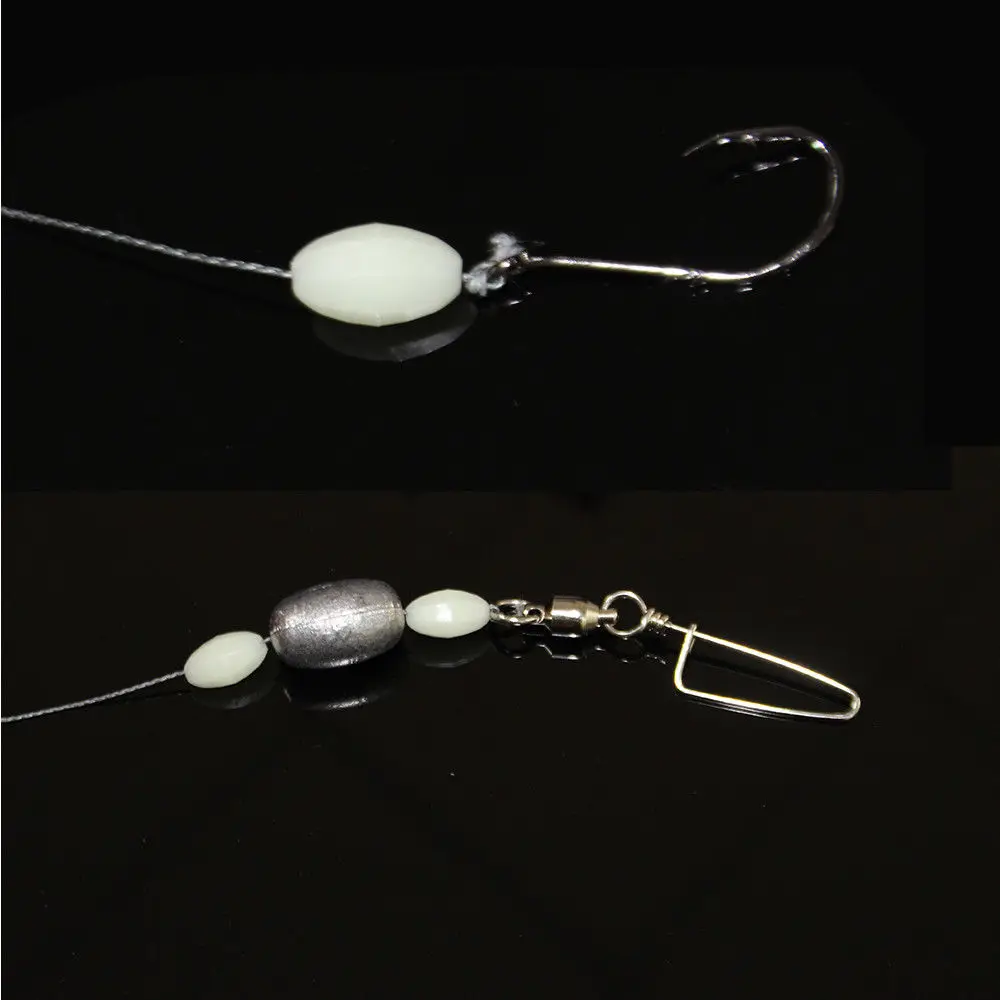 Wholesale Luminous Glow Fishing Beads Plastic Oval Egg Beads Fishing