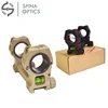 SPINA OPTICS High Profile Bubble Level Cantilever Ring Mount 30mm 1 Inch Inserts Picatinny Rails for Shooting Hunting