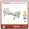 Medical Furniture Medical Equipment Movable full-fowler bed stainless steel head/foot board adjustable cot for patients