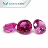60# Synthetic Gem Stone rose red Sapphire