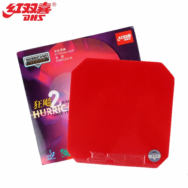 

Free samples dhs quick attack table tennis rubber hot selling ping pong rubber for training, Red/black