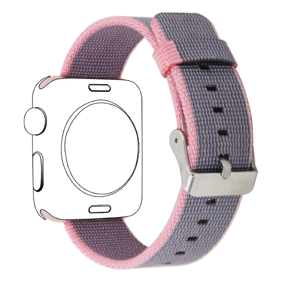 

New Arrival 2019 Multiple Colors Nylon Wrist Band For Apple Watch Series 4 40mm 44mm, 39colors