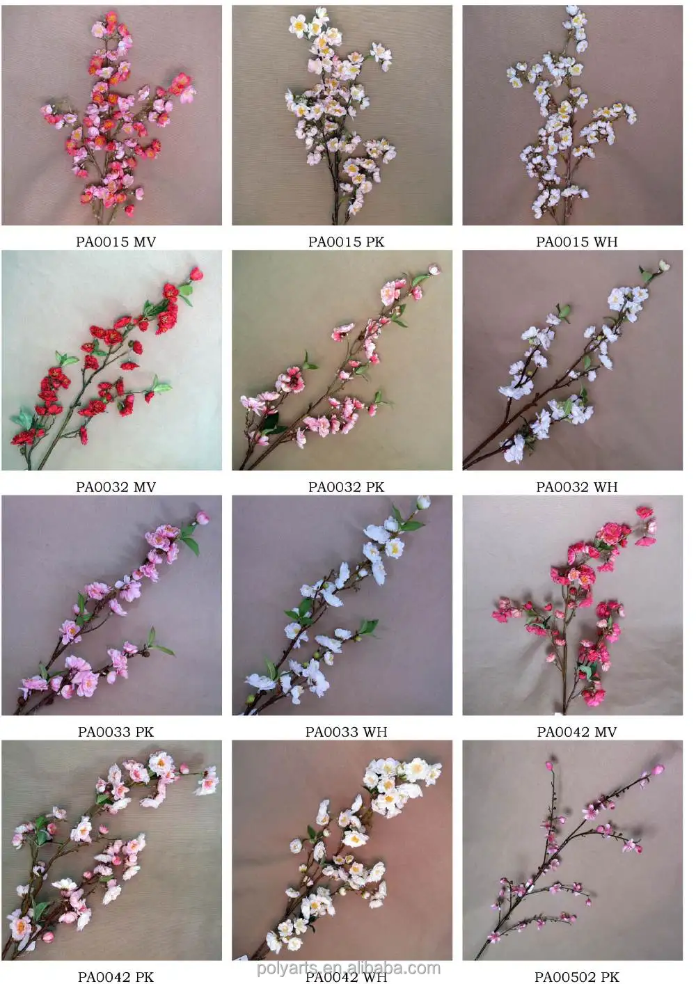 39" Artificial Apple Blossom Branch,Apple Blossom Artificial Flower