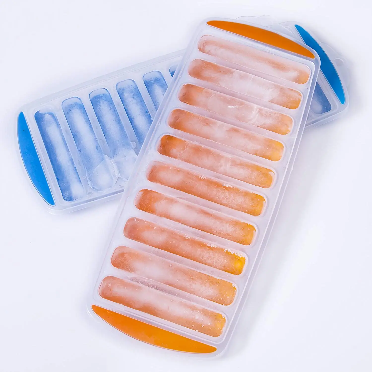 Silicone Narrow Ice Stick Cube Trays Easy Push Pop Out Narrow Ice Stick