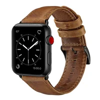 

2019 luxury leather watch strap 38mm/40mm 42mm/44mm for Apple watch series 1 2 3 4,for apple watch leather band genuine