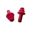 Light Orange Earplug For Swimming Ear Plugs Waterproof silicone Earplugs Custom Logo Earplugs Silicone Aluminum