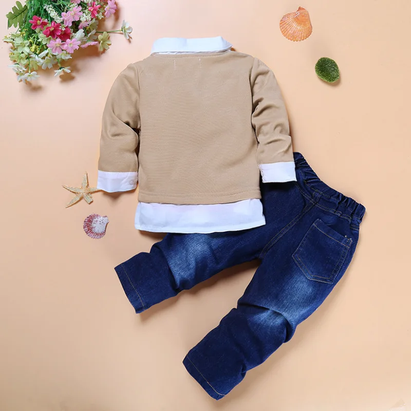 High Quality Wholesale 2pcs Baby Boy Outfits Baby Clothing Fashion