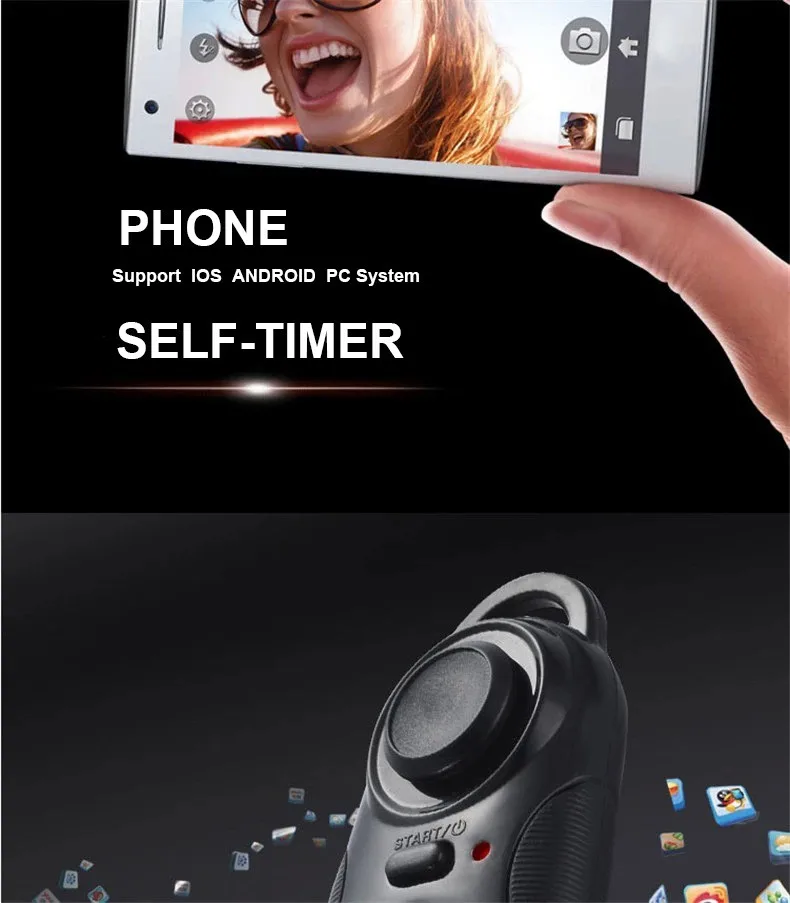 accept small order mini Wireless Bluetooth Game Controller Joystick for Android / iOS for iPhone ,mini joystick gamepad