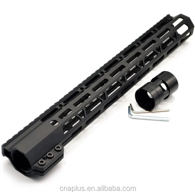 
New Clamp On Black Tactical 15 inches M-LOK handguard for AR15 M4 M16 with Steel Barrel Nut fits .223/5.56 rifles 
