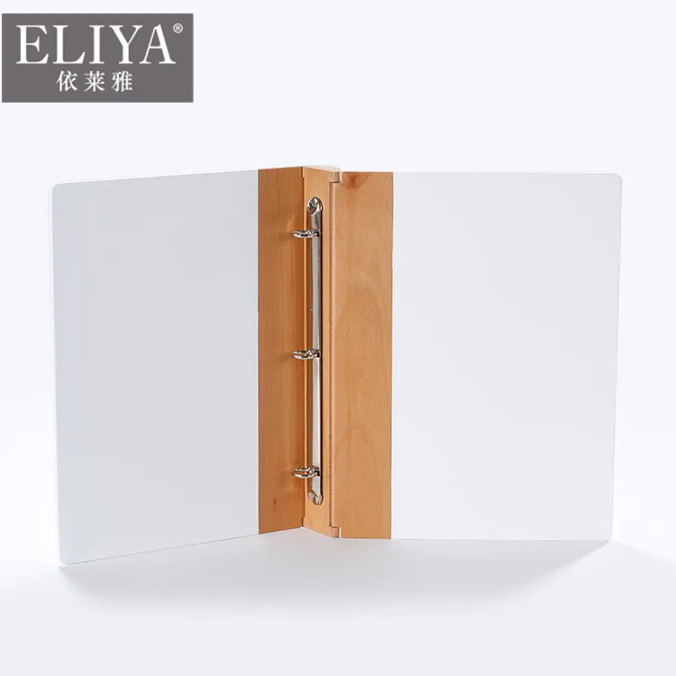 ELIYA white hotel food leather menu book folder