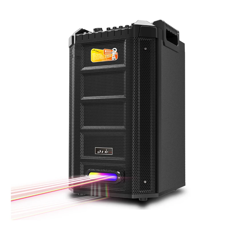 

made in China home theatre trolley speaker with recording function, Black