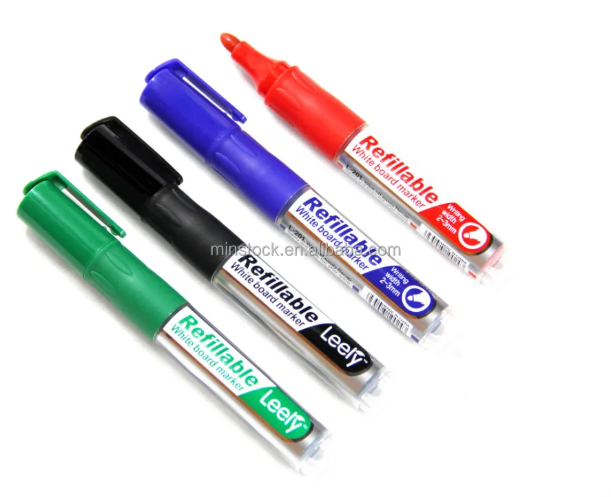 Dry Erasable Refillable White Board Marker With The Ink Cartridge - Buy 