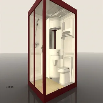 Modular Portable All In One Bathroom Pod Home Decoration Mobile Modular Portable All In One Bathroom
