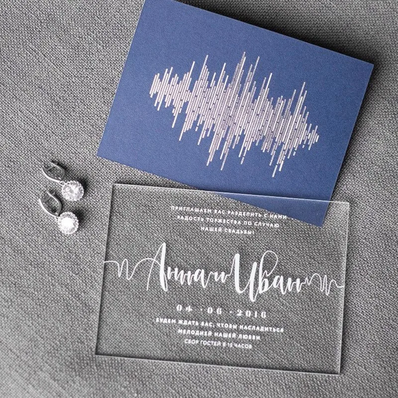 Hot Sale China Factory Custom Acrylic Wedding Invitations Buy 