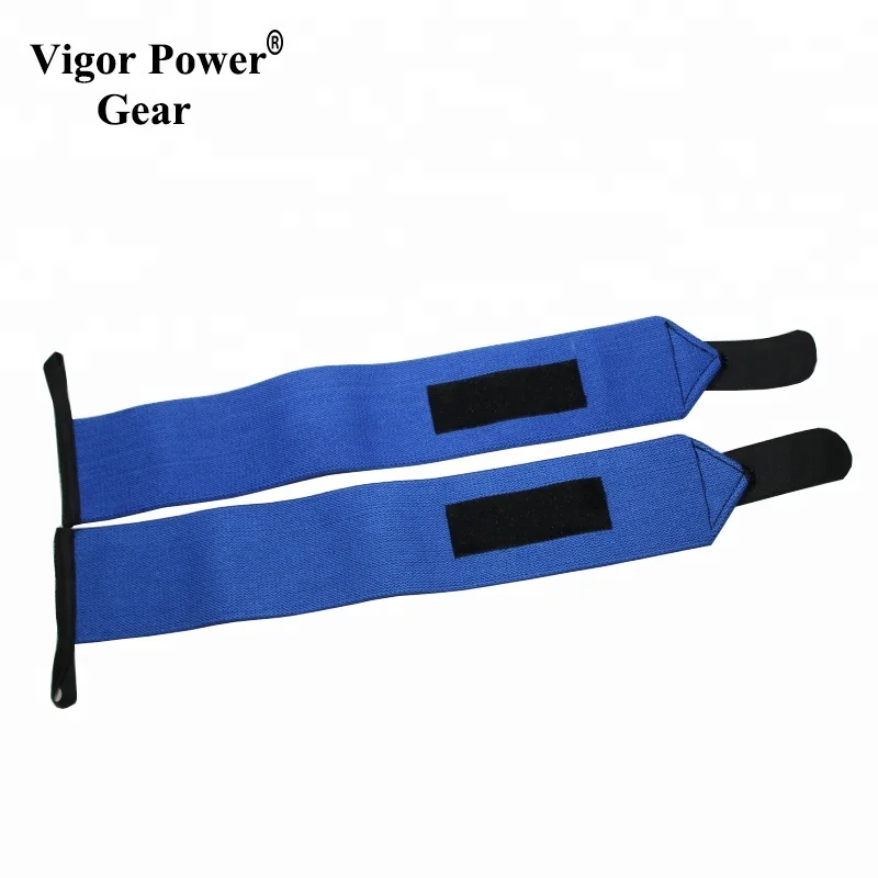 

Vigor Power Gear high quality weight lifting wrist wraps for powerlifting wrist wraps with logo service, Custom color as your wanted