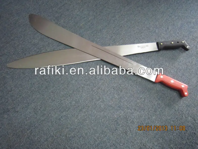 Red Plastic Handle Machete With High Quality Carbon Steel Blade Buy
