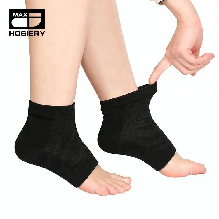 

Soft Gel Heel Socks Ventilate Open Toe Socks for Dry Hard Cracked Skin Moisturizing Day Night Care Skin silicon gel socks